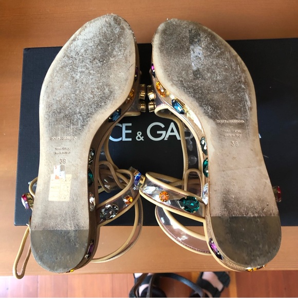 Dolce & Gabbana AUTHENTIC Sandals SZ 39 - Picture 4 of 6